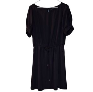 RW&CO Black Puff Sleeve Mini Dress
